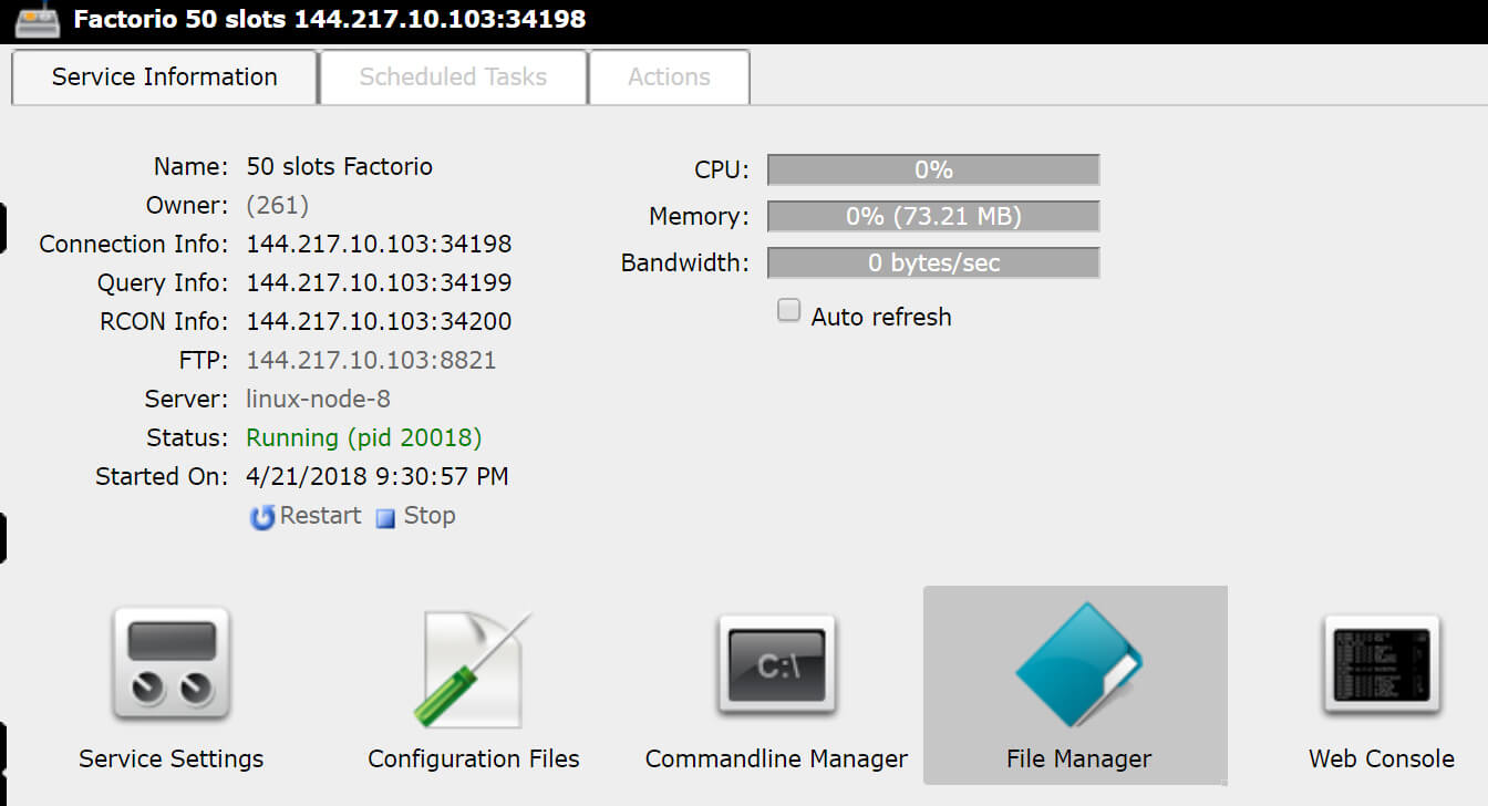 time buttons factorio download